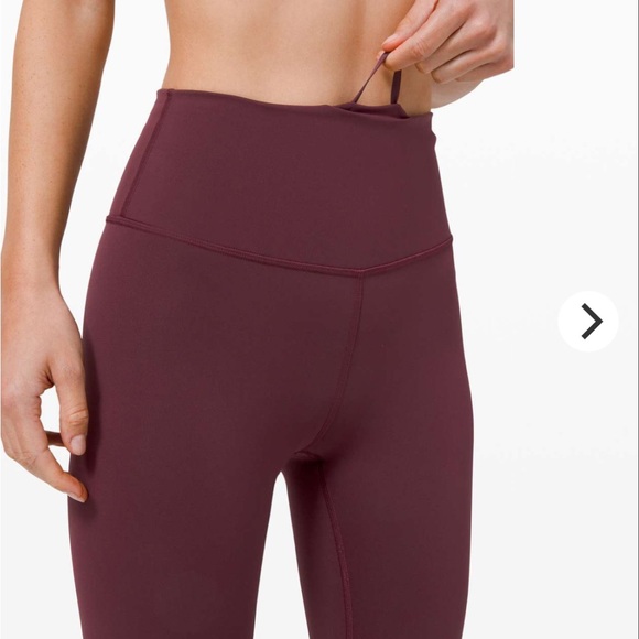 Lululemon Wunder Train High-Rise Crop 21" in Cassis - Picture 2 of 12